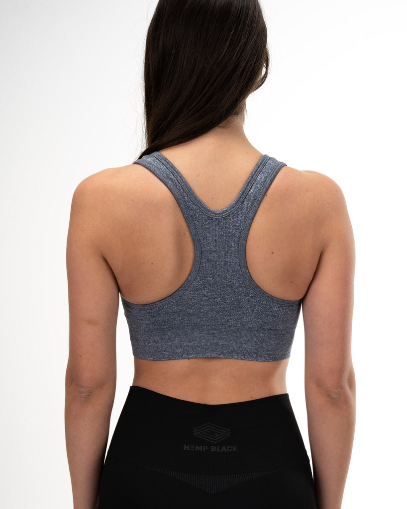 Lululemon In The Flow Cropped Navy Seamless Crop 6